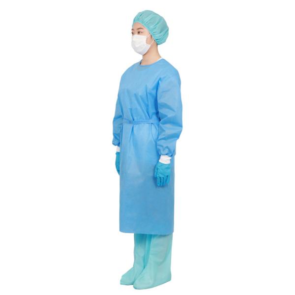 AAMI LEVEL 1 SMS Disposable Isolation Gown Safety Clothing Non Sterile For