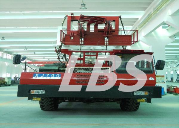 Quality Double Drum Oil Rig Drawworks Equipment Truck Mounted Drilling 500kn for sale