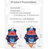 Buy cheap rocket shape SBR children backpack 3D Neoprene education bag soft kindergarten bag light girl backpack from wholesalers