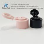 Professional Manufacturer PP Pump Custom Black Pink Flip Top Cap For Bottles