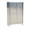 Buy cheap Modular Stainless Steel Kitchen Cabinets , 0.8mm Double Sink Kitchen Cabinet from wholesalers