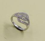 Radiant Cut Pear CZ Rings In Pure Sterling Silver 925 Stone Size 1.0-2.0mm