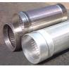 Buy cheap wire wound stainless steel screen pipe / wedge wire screen tube / perfect roundness water well screens from wholesalers