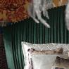 Buy cheap Italian Luxury Upholstered Bed 2.1x2.2m Luxury Grey Double Bed from wholesalers