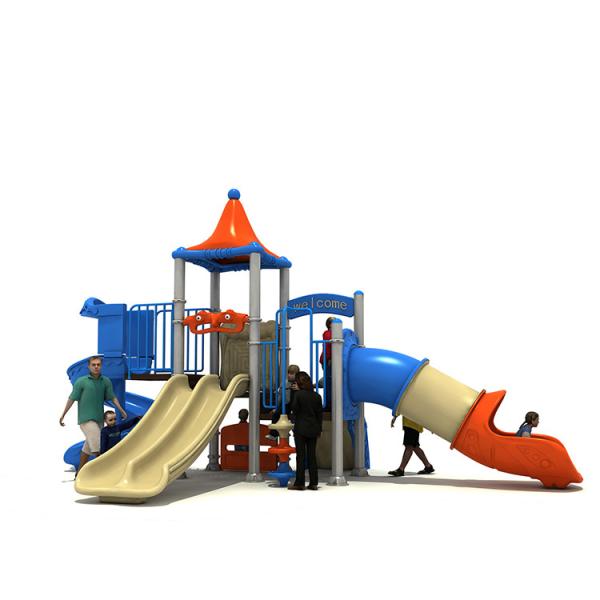 Buy cheap Children Plastic Playground Park Slide YST-19062 Outdoor 11 X 6.8 X 6.8m from wholesalers