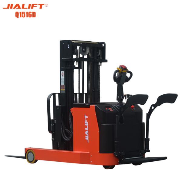 Buy cheap Electric Reach Stacker Standing On 1300kg Lifting Height 1600mm from wholesalers