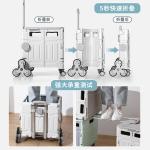 FOLDING SHOPPING CART CLIMBING STAIRS TO BUY VEGETABLES HAND CART OUTDOOR