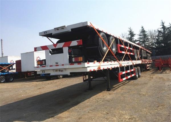 Buy cheap FUWA Axle 40 Feet Platform Shipping Container Trailer from wholesalers