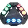 Buy cheap Three Sides 9x10W RGBW Spider Moving Head Dj Light For Night Club from wholesalers
