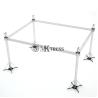 Buy cheap Indoor and Outdoor Concert Stage Truss Fit 400 in Silver or Black with OEM Service from wholesalers