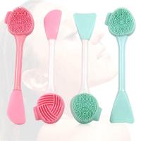 Buy cheap Eliminate Puffiness Silicone Face Cleansing Brush Food Grade AS For Massage product