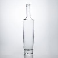 Buy cheap Custom Shape Long Neck Glass Liquor Bottle for Gin Rum Vodka product