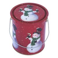 Buy cheap Popular Christmas Tin Box Holiday Gift Tins with Handle Christmas Candy Tins 0 product