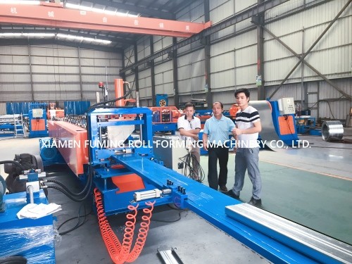 Automatic Storage Rack Roll Forming Machine 18.5KW Custom Roll Former