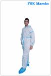 Anti Fog Disposable Protective Suit Isolation Gown Jumpsuit Anti Alcohol Non