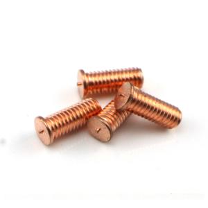 Wholesale M5-M64 Solid Spot Weld Screws And Fasteners Copper Flat Head Rivet Screw from china suppliers