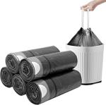 Custom Printed Small Cornstarch Bin Bags Eco Friendly 13 Gallon For Kitchen