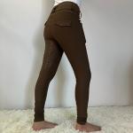 Brown Top Fashion Horse Riding Trousers Women Equestrian Breeches
