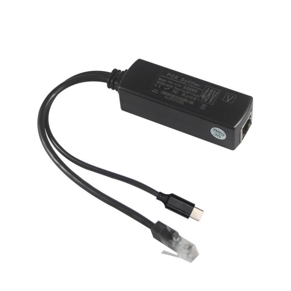 Buy cheap USB-C PoE Splitter 48V to 5V/9V/12V Converter for Tablets Phones from wholesalers