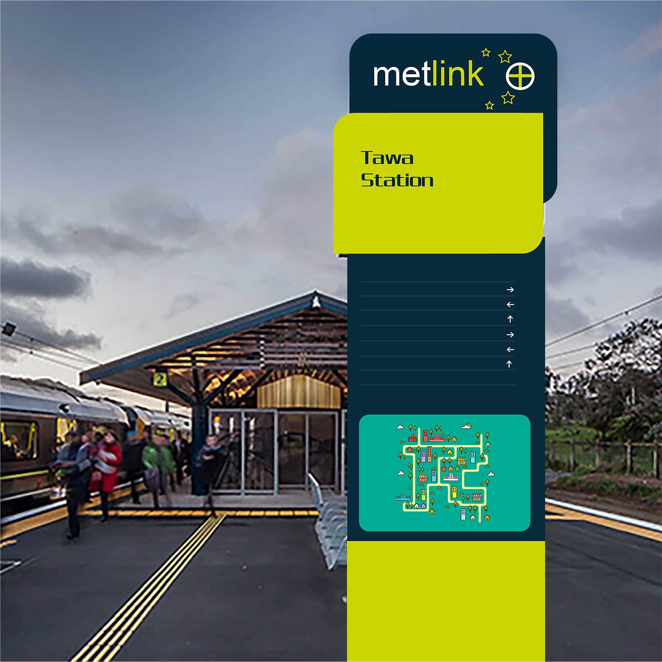 LED Directional Wayfinding Signs