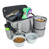 Buy cheap Airline Approved Dog Carrier Bag With 2 Lined Food / Treat Containers from wholesalers