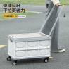 Buy cheap Car trunk storage box Outdoor camping storage box Folding camping organizer Wooden lid picnic storage box from wholesalers