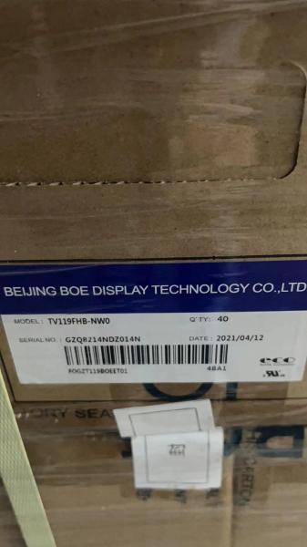 Buy cheap 11.9 Inch Laptop Pc Lcd Module TV119FHB-NW0 30PIN 1920x1080 Pixels 185PPI from wholesalers