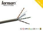 Buy cheap BC Copper Cat5e Lan Cable 24AWG 305m / Box 4 Pair FTP PVC HDPE from wholesalers
