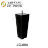 Buy cheap 90mm high sofa support legs plastic black furniture sofa legs JC-004 from wholesalers