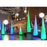 Buy cheap 2m 3m Luminous Events Decor Air Inflated Cone LED Inflatable Balloon Light from wholesalers