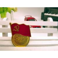 Buy cheap Decorations Zinc Alloy Metal Brooch Pin 5mm Thickness Colour filling product