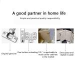 135 Degree Open Hydraulic Concealed Hinges Kitchen Cabinet Corner Door