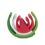 Colorful Rainbow Silicone Baby Stacking Toys BPA Free 100% Food Grade