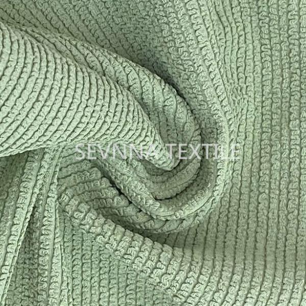Buy cheap 119cm Width Circular Knitting Recycled Swimwear Fabric Scrunchy Bikini Tops from wholesalers
