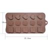 Buy cheap Silicone Custom Chocolate Molds Rose Heart Shaped For Candy Cake from wholesalers