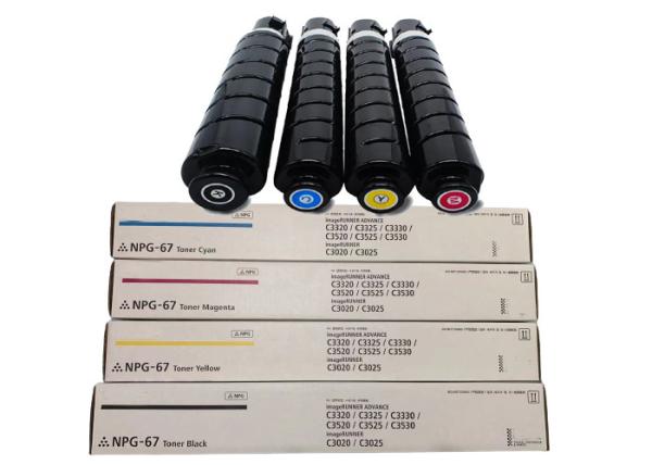 Buy cheap Laser Canon Npg 67 Toner Cartridge For Printer Canon ir ADV C3320 With Capacity 12000 Pages from wholesalers