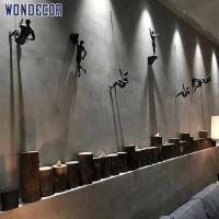 Buy cheap WONDERS Home decor Brass Wall Sculpture climb shape Dark Yellow product