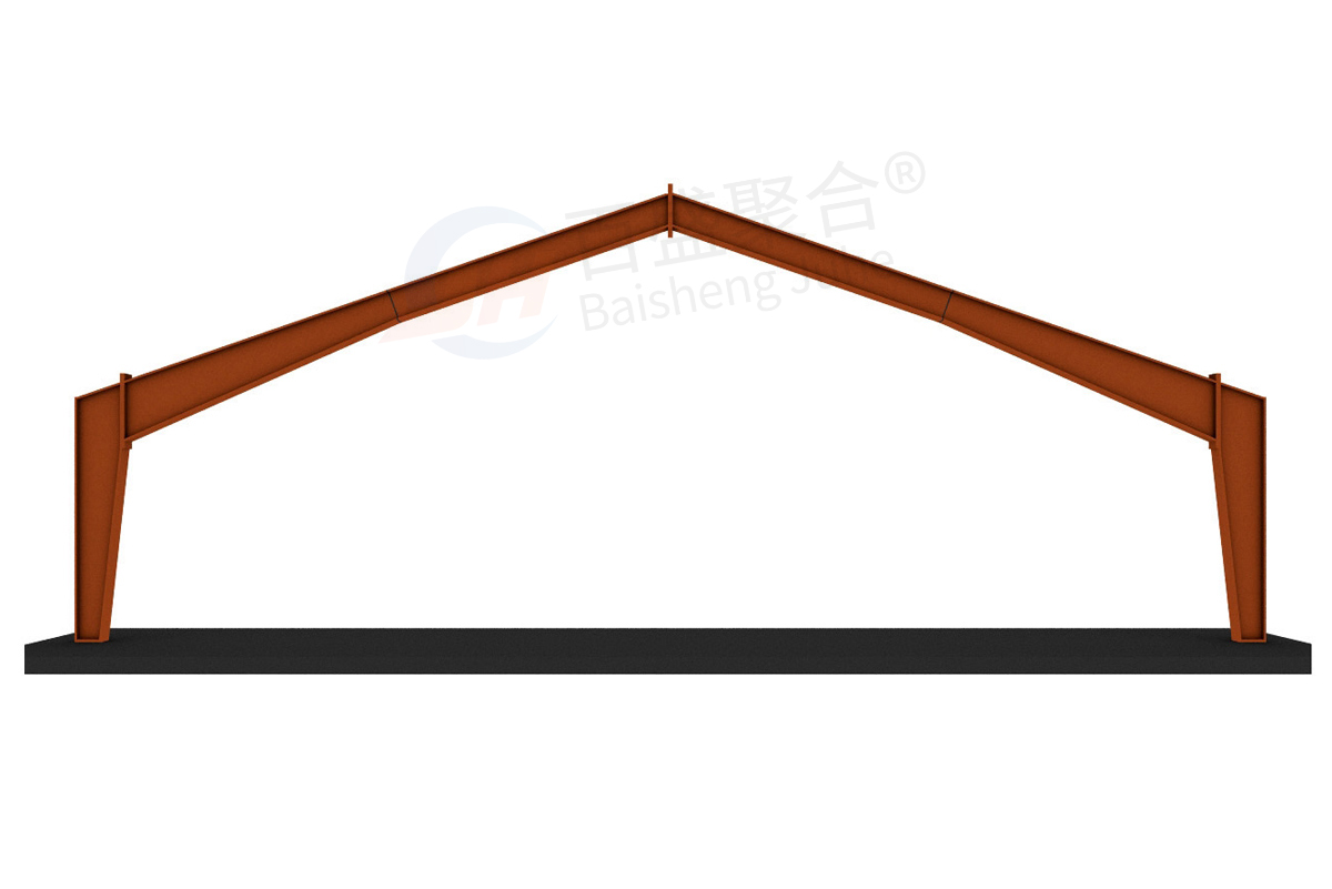 Prefab Metal Space Frame Q235 Q355B Grade Customized Steel Structure Workshops Factories