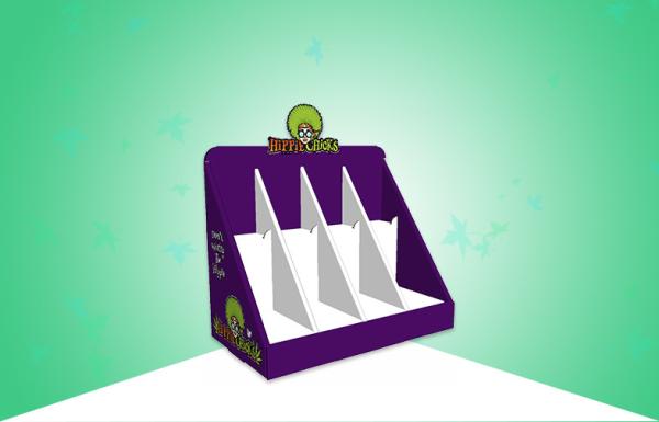 Buy cheap Two Tier Chicks Food Cardboard Countertop Displays , Retail Tabletop Displays With 8 Cells from wholesalers