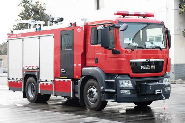 Buy cheap MAN 4T Small Water Tank Fire Fighting Truck Specialized Vehicle China Factory from wholesalers
