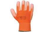 Comfortable Knitted Pu Coated Nylon Gloves Seamless Liner For Gardening