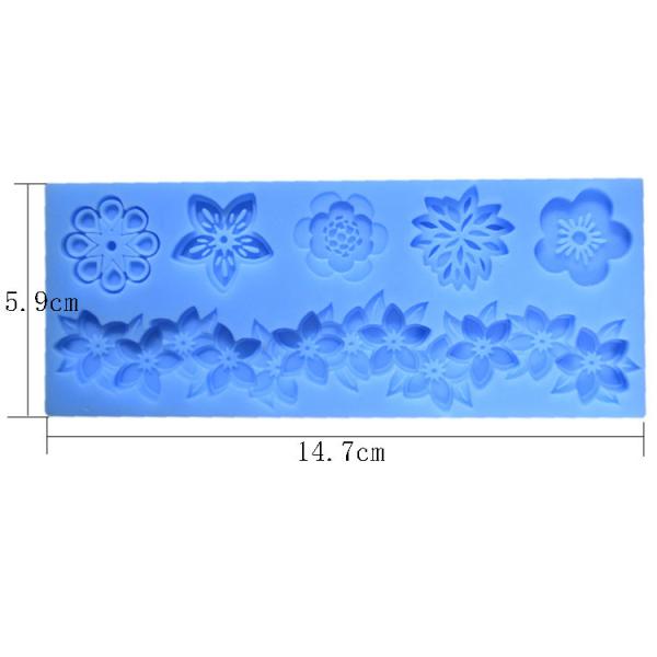 Buy cheap Food Grade Silicone Baking Utensils Disposable Flower Moulds For Cakes Decorating from wholesalers