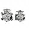 Buy cheap 304 Three-piece welded high platform butt welded ball valve Stainless steel 316 welded three-piece ball valve Q61F from wholesalers