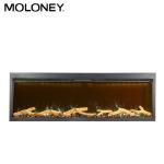 70inch 1800mm Color Changing Electric Fireplace Safe For Kids Fully Recessed