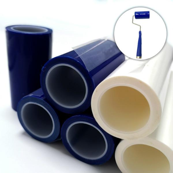 Buy cheap White Blue Cleanroom 18m Disposable PE Sticky Lint Roller from wholesalers