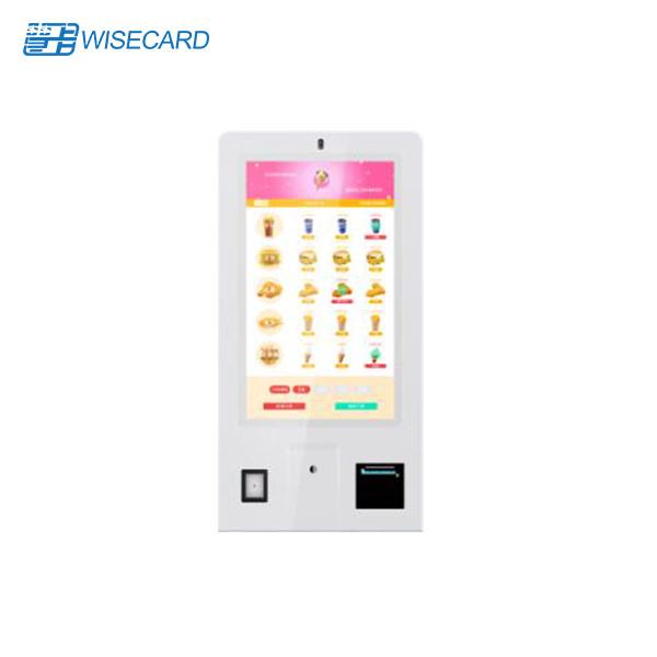 Buy cheap Face Recognition 300cd/m2 Self Service Ordering Kiosk from wholesalers