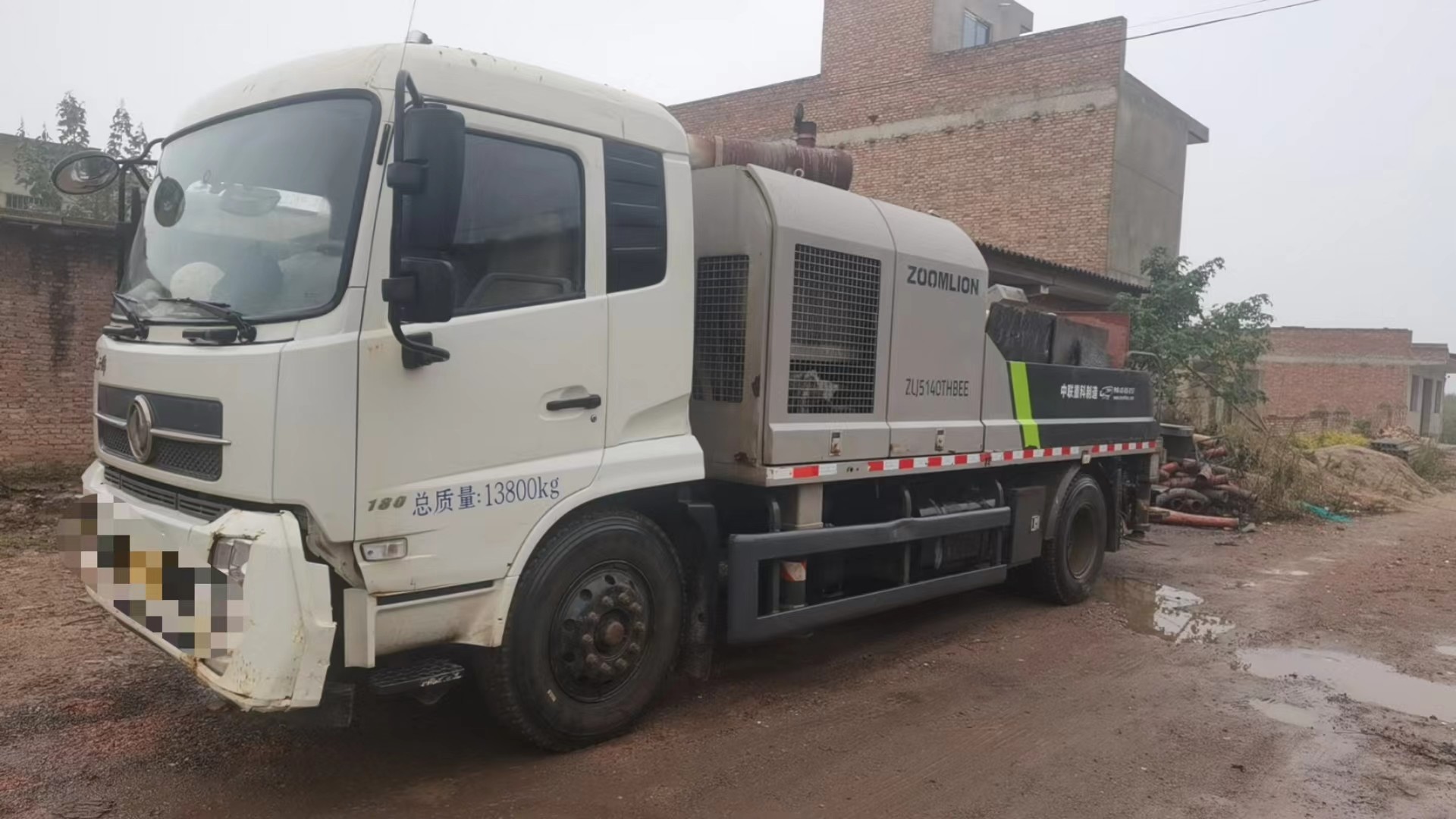 ZOOMLION 2020 year Truck mounted pump 10022 for sale.