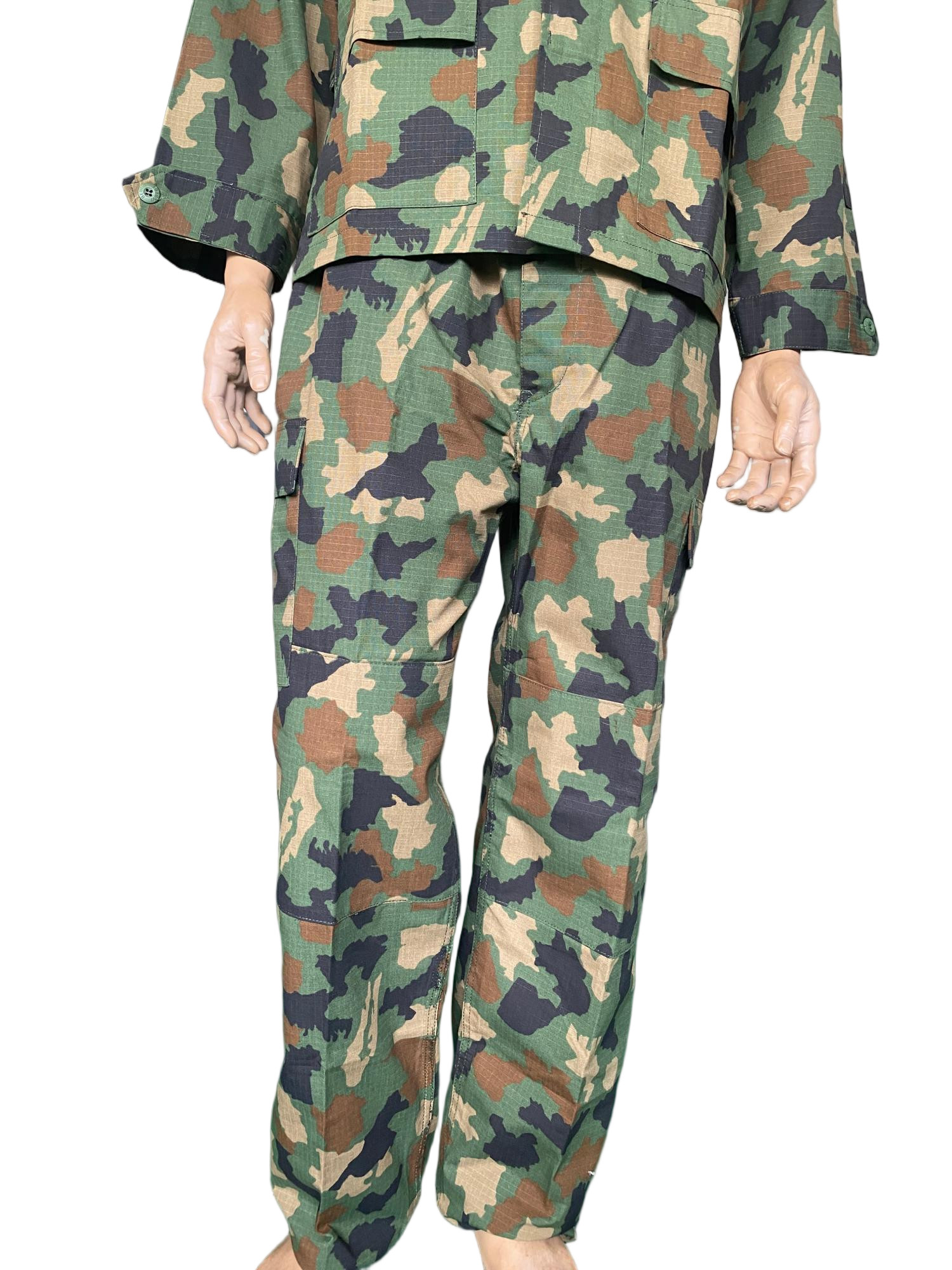 BDU Military Uniform Work Suit For Outdoor Operations Special And Breathable Polyester Cotton Fabric