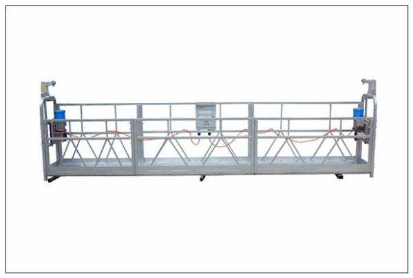 Buy cheap 6 meters 630kg aluminium temporary gondola in Malaysia for building cleaning from wholesalers