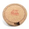 Buy cheap Multipurpose 6 Pack Cork Beverage Coasters Set FSC Crackproof With Holder from wholesalers